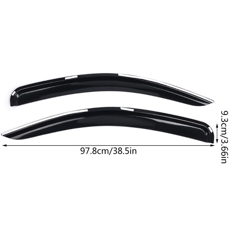 Replacement Accessories Side Window Wind Deflectors Mount Window Vent Visors Rain Guards Rain Shield Vent Shade