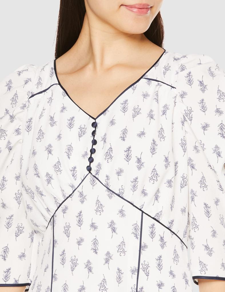 Snidel Sustaina Variety Print Dress SWFO231047 IVR 1 Women's
