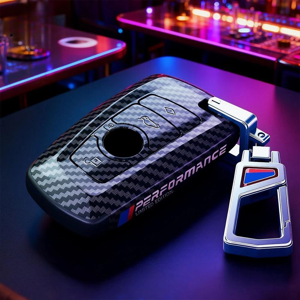 ABS Kohlefaser Autoschlüsselabdeckung Hülle für Bmw F20 F30 F31 F34 F10 F11 F25 I3 M3 M4 F15 F16 3 5er GT Auto-Styling Zubehör