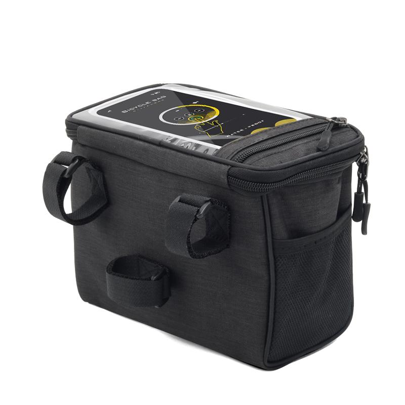 Bicycle Front Handlebar Bag With Touch Screen Bike Handlebar Bag Thermal Multifunctional Portable Outdoor Cycling Accessories