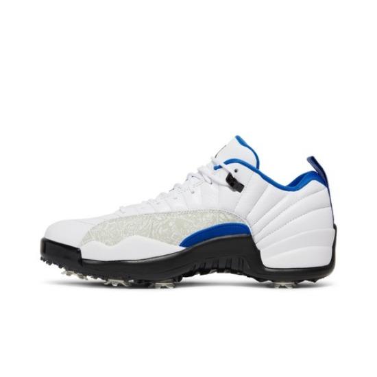 Air Jordan 12 Low Golf Weiß Game Royal Herren DM9015-105