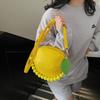 Piccola borsa da donna fresca letteraria 2025 nuova Mori dolce moda colori a contrasto nicchia perline portamanico tracolla piccola borsa rotonda