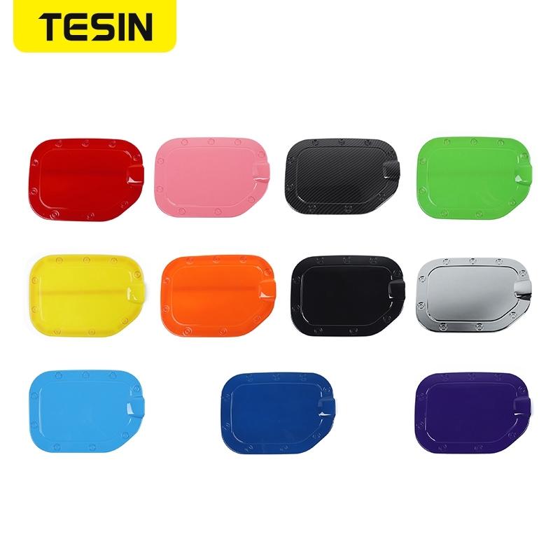 TESIN for Ford F150 2021 2022 2023 2024 2025 Car Fuel Tank Cover Gas Oil Filler Cap Decoration Stickers Exterior Accessories