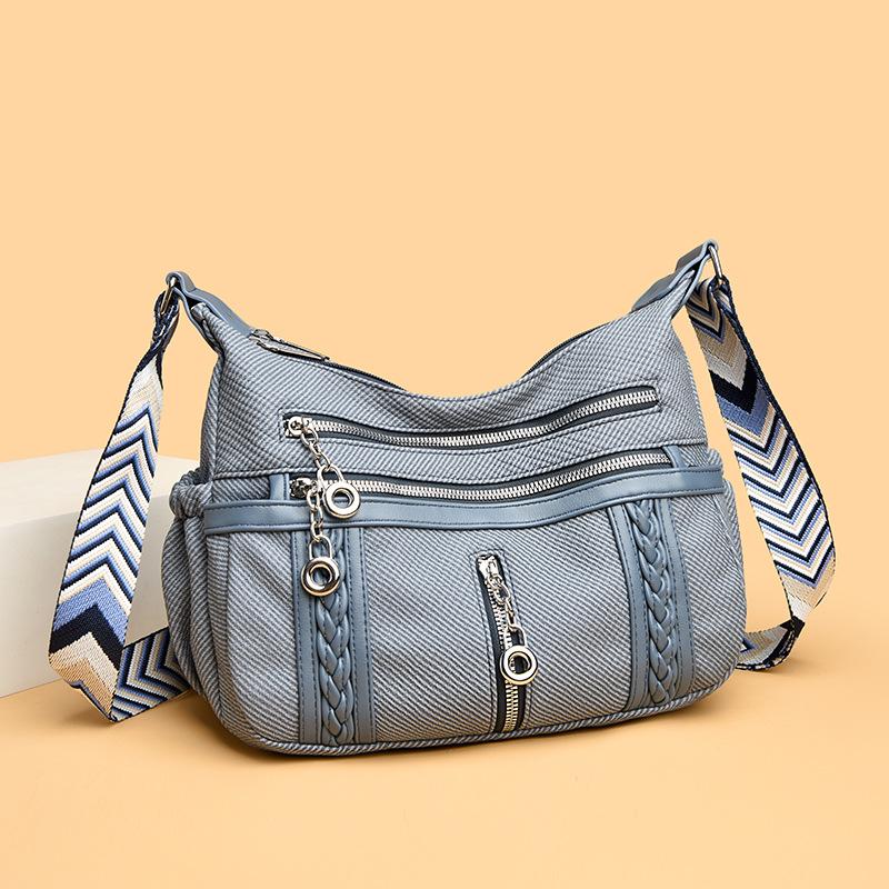 

China Mom Women s Shoulder Bag Fashion Crossbody Bag New Large Capacity Multi-layer Shoulder Crossbody Women s Bag синий