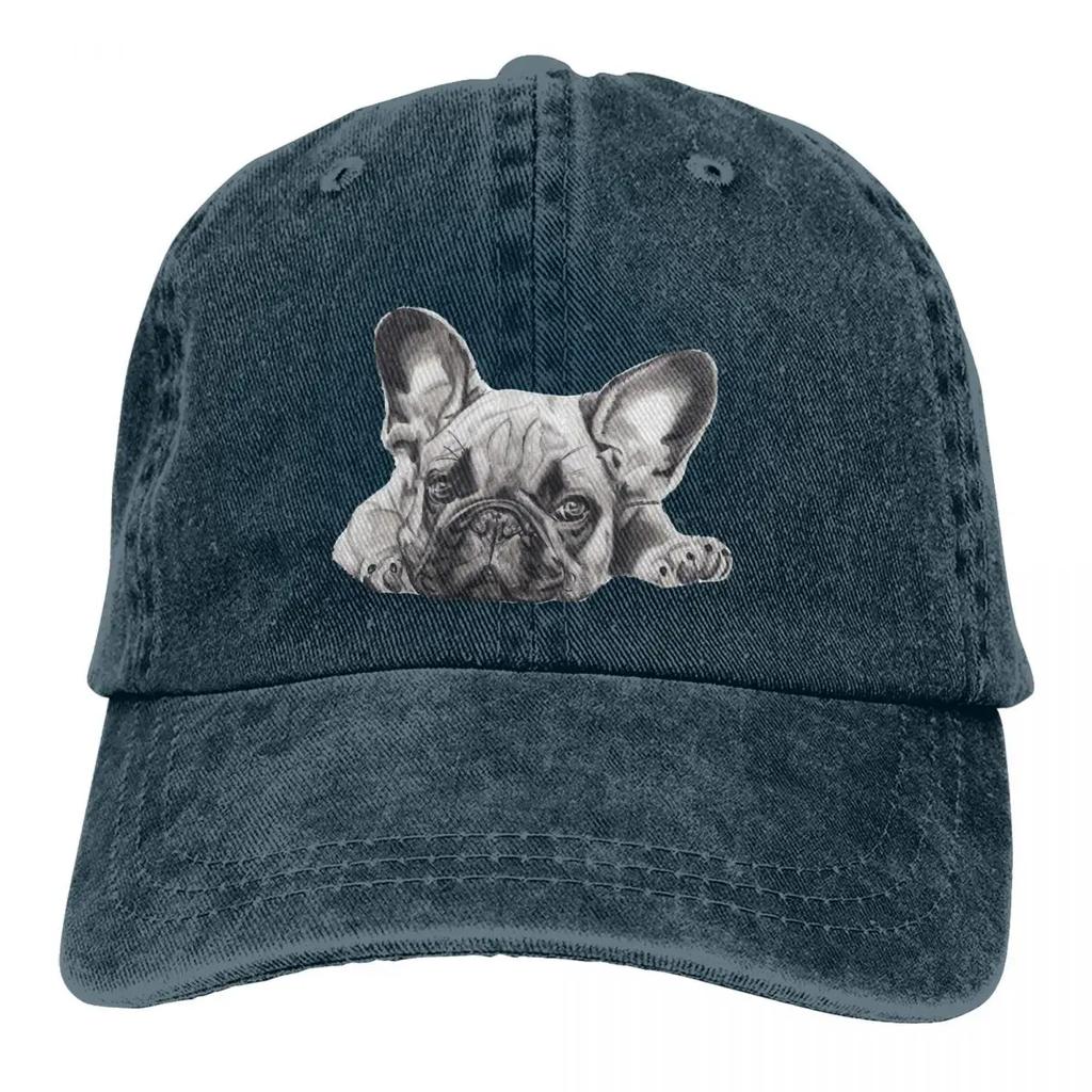 Chop Baseball Caps Peaked Cap French Bulldog Frenchie Dog Sun Shade Hats for Men Women