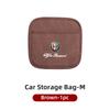 TKJLP1 Plaid Self-Adhesive Storage Hanging Bag For Alfa Romeo Giulietta 159 147 156 166 Mito Giulia GT Stelvio Tonale