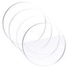 30Pcs Multi Purpose Clear Acrylic Board Blank Round Panel Shatterproof for Wedding Party Signs Display Project