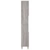 Bathroom Cabinet Gray Sonoma 30 X 30 X 190 Cm Particleboard