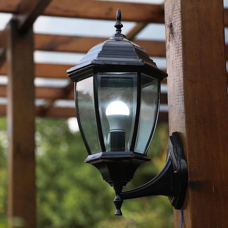 European Antique Outdoor Waterproof Wall Lights - Modern Minimalist Design for Courtyard Landscapes
