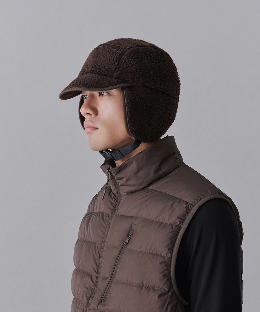MUSINSA STANDARD [City Leisure] Cn Reversible Cargo Trooper Hat [Baroque Brown]