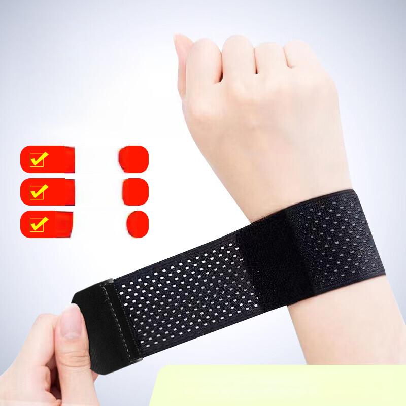

Unisex Elastic Sports Wrist Support (3-Pack) One Size
