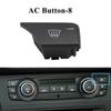 Car AC Conditioning Button Air Circulation Heater Climate Control Fan Volume For BMW 1 3 Series X1 X3 E90 E91 E92 E93 F25
