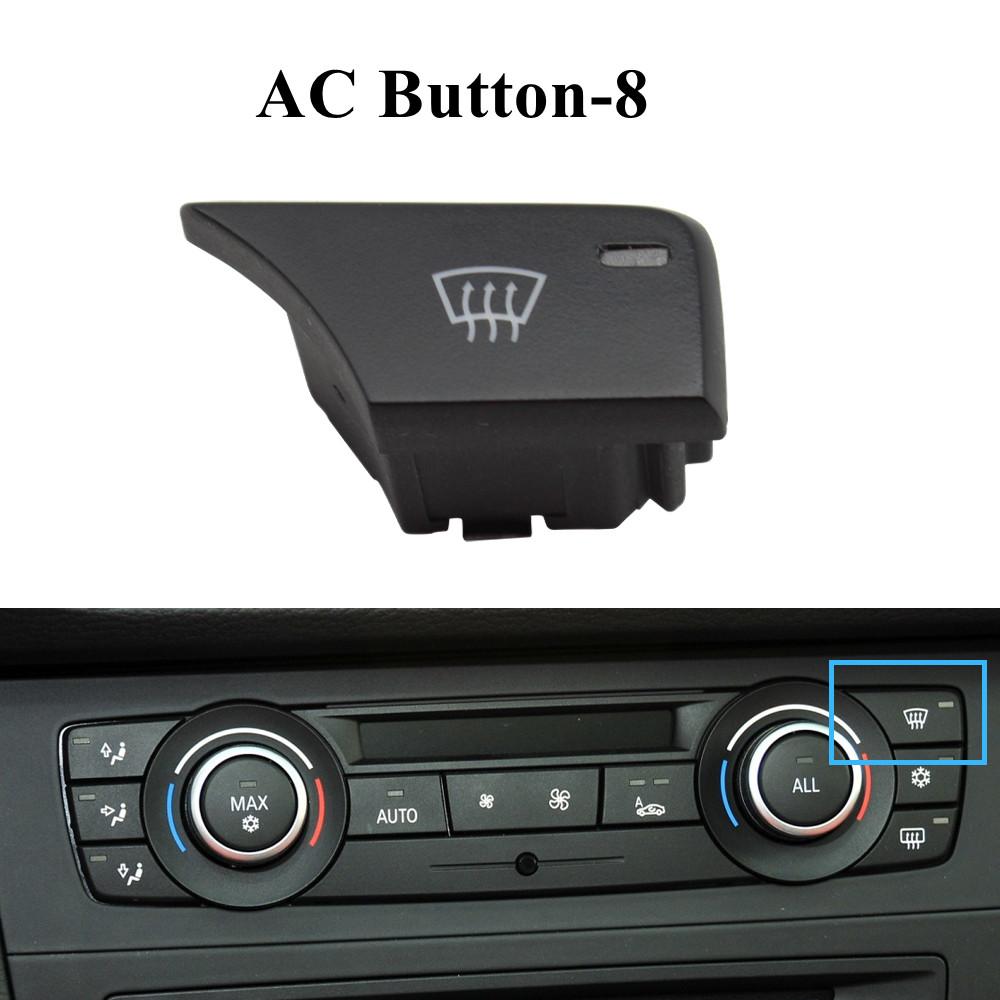 Car AC Conditioning Button Air Circulation Heater Climate Control Fan Volume For BMW 1 3 Series X1 X3 E90 E91 E92 E93 F25