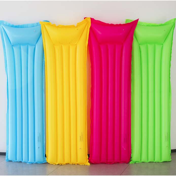 Foldable Striped Pool Hammock: New Style Inflatable Float & Mesh Recliner