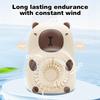 Cute Capybara Mini Portable Fan Handheld Small Fan Usb Charging 3-Speed Handheld Fan Suitable For Office Outdoor Travel Camping