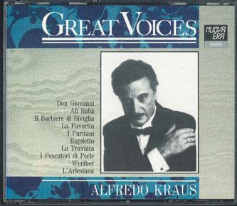 

CD ALFREDO KRAUS - Great Voices 229293 NUOVA ERA Japan Classical Used