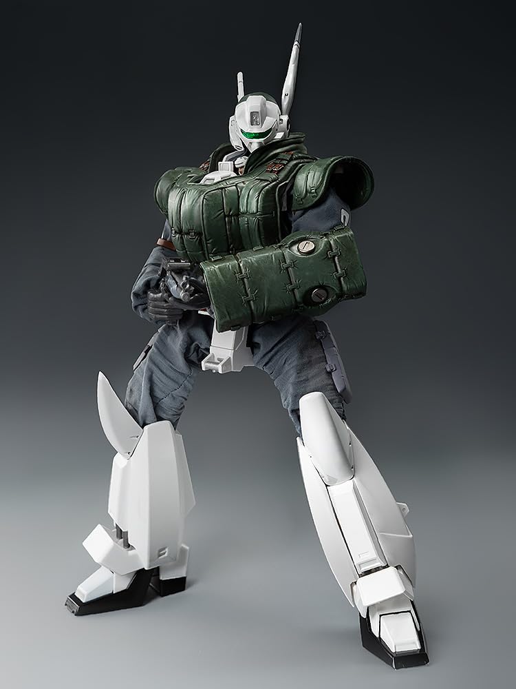 Mobile Police Patlabor 2 the Movie Ingram Unit 3 with Reactive Scale and Zinc Alloy Painted Action Figure Robo-dou Armor, 1/35 ABS, PVC, POM,