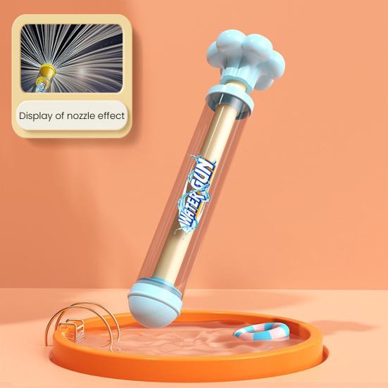 Wasserspielzeug Hochdruck-Wasserspritzer Ziehrohr-Design Wasserspritzpistole Funkeneffekt Sommerwasserspielzeug für Kinder Jungen Mädchen