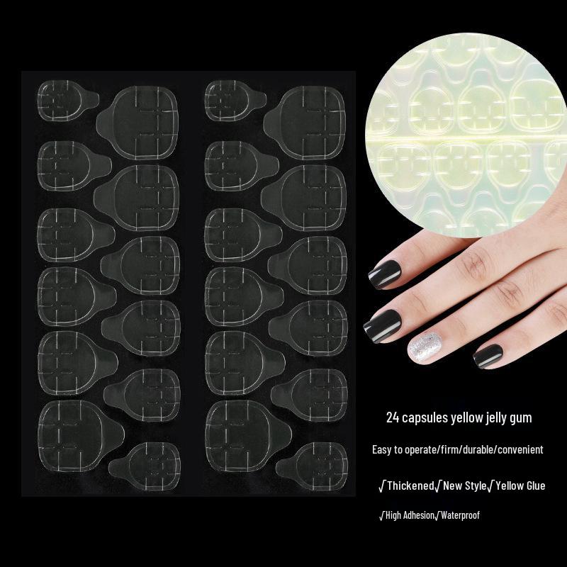 Ultra-Thin Waterproof Jelly Gel Nail Adhesive - Strong, Wearable & No Testing Needed
