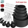 10-Piece Stainless Steel & Plastic Measuring Cups and Spoons Set - Essential Baking Utensils for Cake and Bread