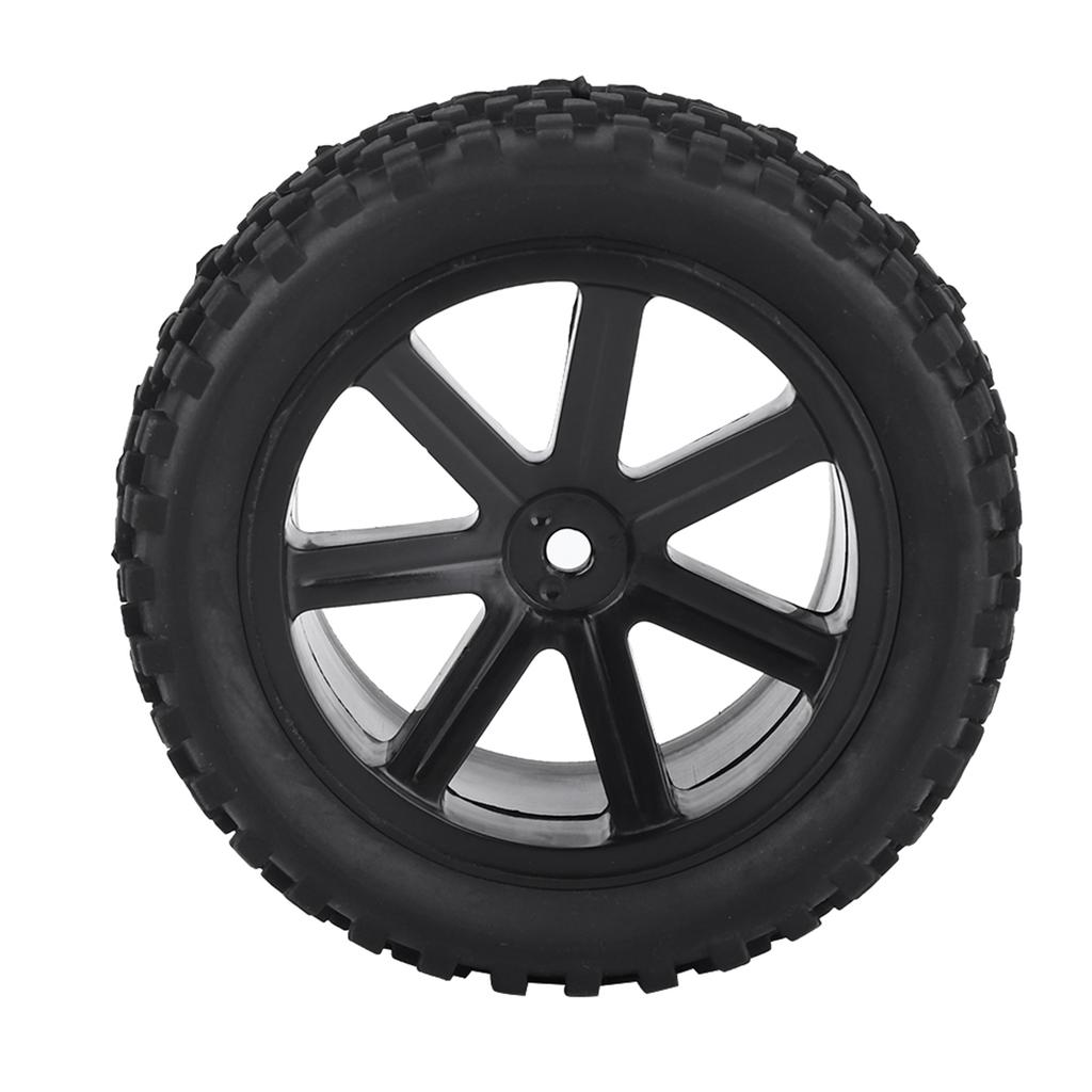 4pcs 1 10 RC Truck Rubber Tire Wheel Tyre for ZD Racing Buggy Crawler Car Black