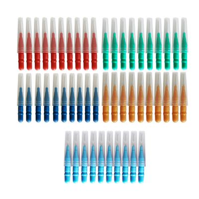 60pcs Interdental Brush Dental Floss Teeth Oral Clean Hygiene Toothpick Tools Toothpick Teeth Brush Oral Care Tool