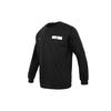 Sweatshirts Men's Black Crew Neck Moderate Regular HY5837