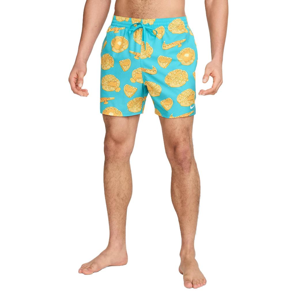 Nike Swim Breaker Comfortable Fashion Versatile Mid Waist Beach Shorts Men Shorts Green HV7062-345