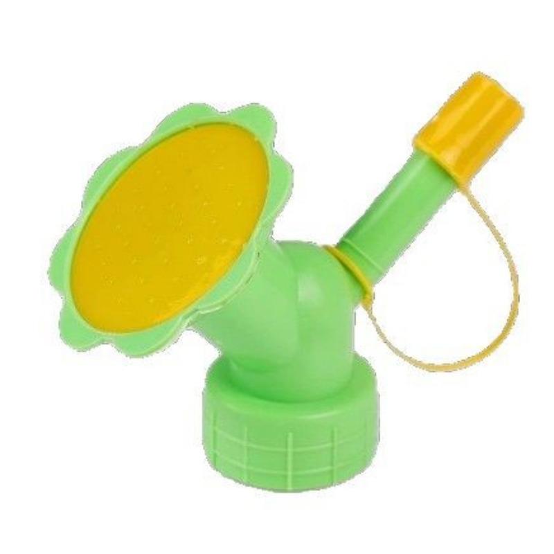 

Распылитель Двухголовочный Двухцелевой Сосуд для Полива Цветов Насадка Подсолнух Универсальная Насадка-Дождеватель для Бутылок для Напитков зелёный