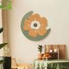 Wall Decoration 30cm Flower Creative Clock Slient Decor Artistic Simple Wall Clock Modern Cartoon Home Clock Living Room