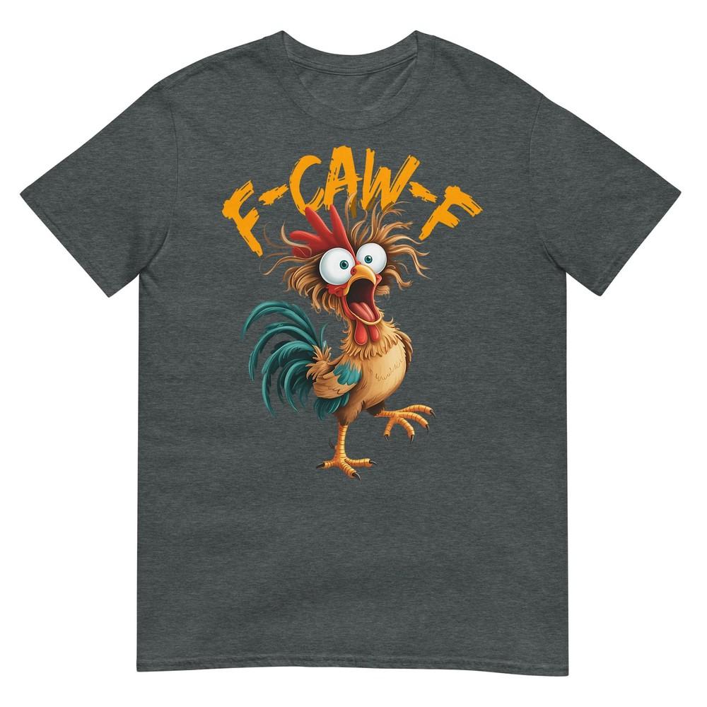 F Caw F Cocoș Pasăre Amuzantă Whisperer de Pui Fawk Unisex Tricou Unisex