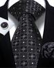 Mens Tie Paisley Jacquard Woven 8Cm Formal Business Wedding Necktie Pocket Square Set Suit Cravat High Quality Handmade Gravata
