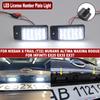 2Pcs Car LED License Number Plate Light Lamps For Nissan X-Trail T32 Murano Altima Maxima Rogue For Infiniti EX25 EX35 EX37