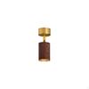 Surface Mount Spotlight, Adjustable Walnut Finish, Bedroom Living Room Lighting 5.5cm Warm