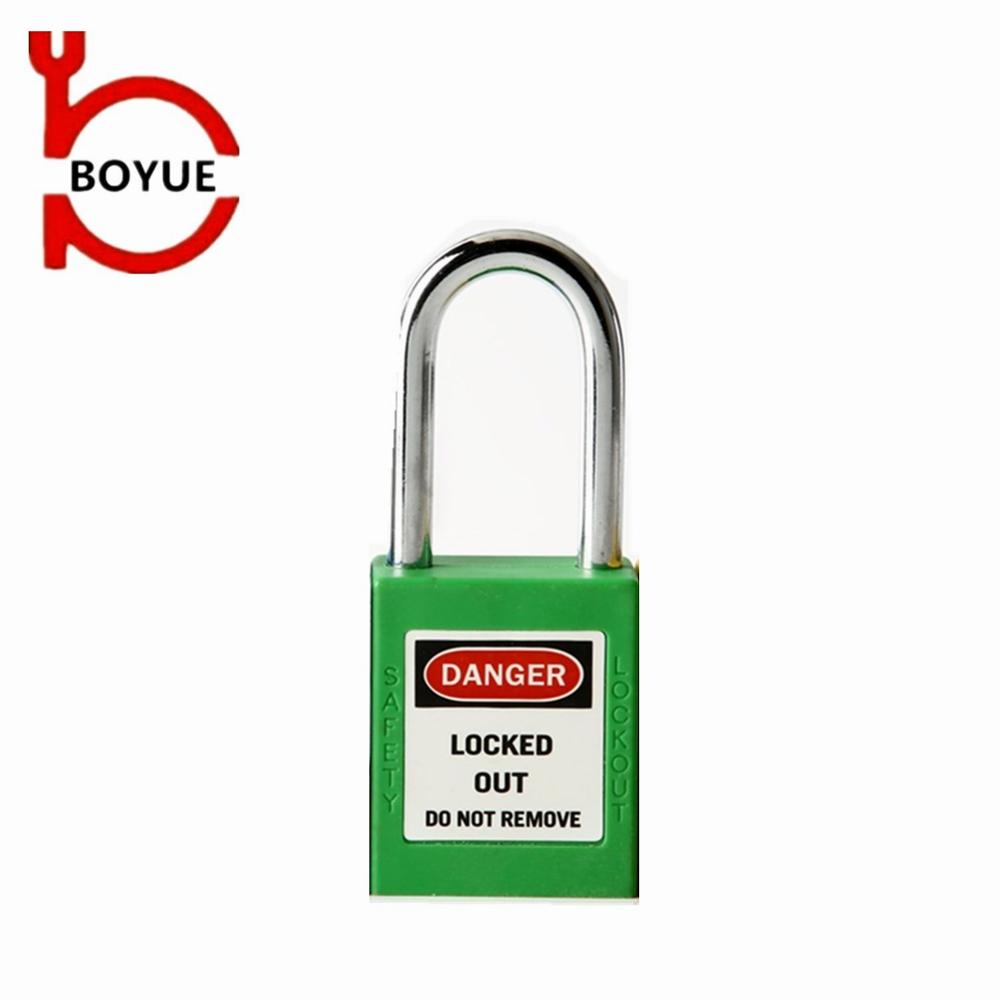 High Security Safety Padlock Key Unlock Durable Steel Nylon Master Key Industrial Use Boyue S/S38-KD China Brand Quality 1 Year