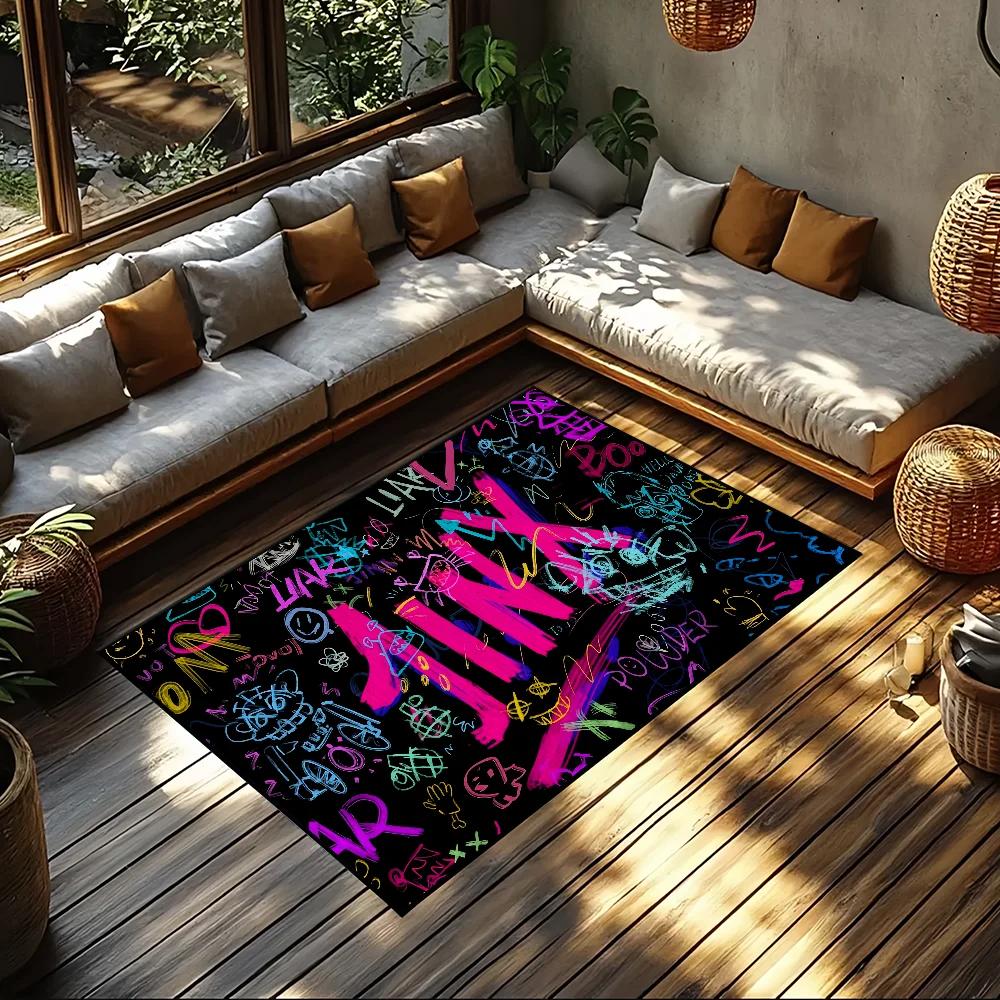 Door Mat Anti-Slip Kitchen J-JINX Bedroom Cartoon Handmade Tufted Rug Carpet Living Room A-Arcane2 Entrance Decoration