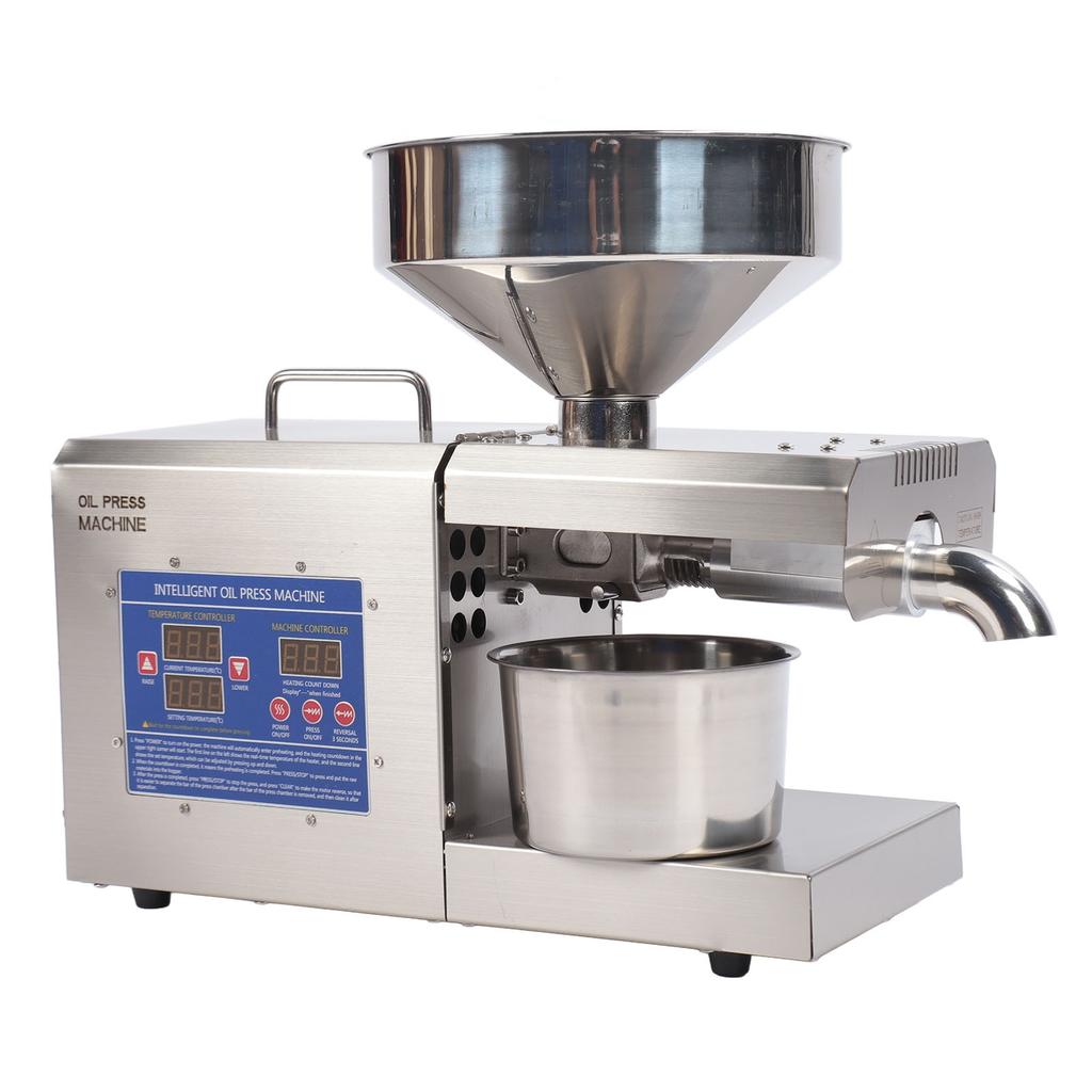 Commercial Oil Press Machine Cold Hot Press Stainless Steel Automatic Extractor Oil Press Expeller
