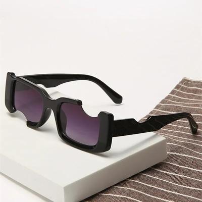 Fashion Rectangle Sunglasses Women Brand Designer 2024 New Retro Small Frame Plastic Sun Glasses Lady Square Shades UV400
