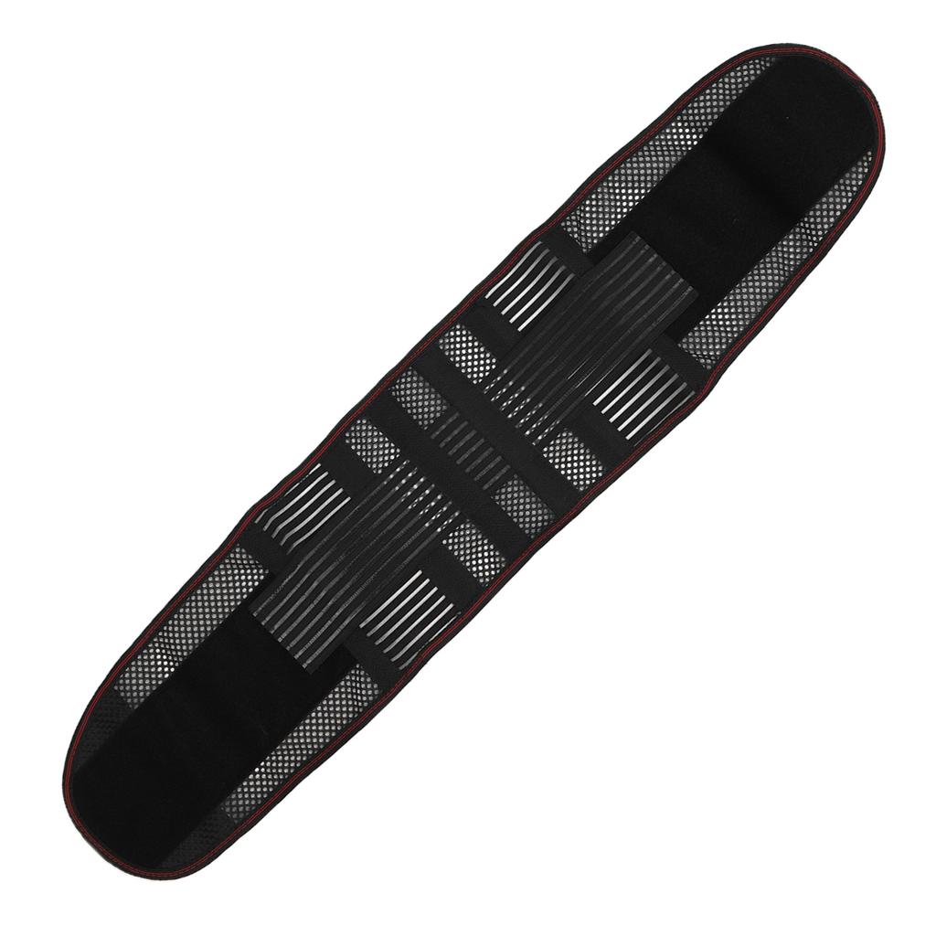 Männer Frauen Taille Lendenwirbel Unterer Rücken Stützgürtel Schmerzlinderung Atmungsaktive Untere Rückenstütze Größe M