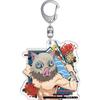 Demon Slayer Durable Keychain Acrylic Anime Cartoon Accessory Tanjiro Nezuko Pendant Charm Bulk Now Available Beautiful Design