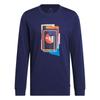 Adidas Fashion Versatile Simple Solid Color Long Sleeve T-Shirt Men Tops JX1755