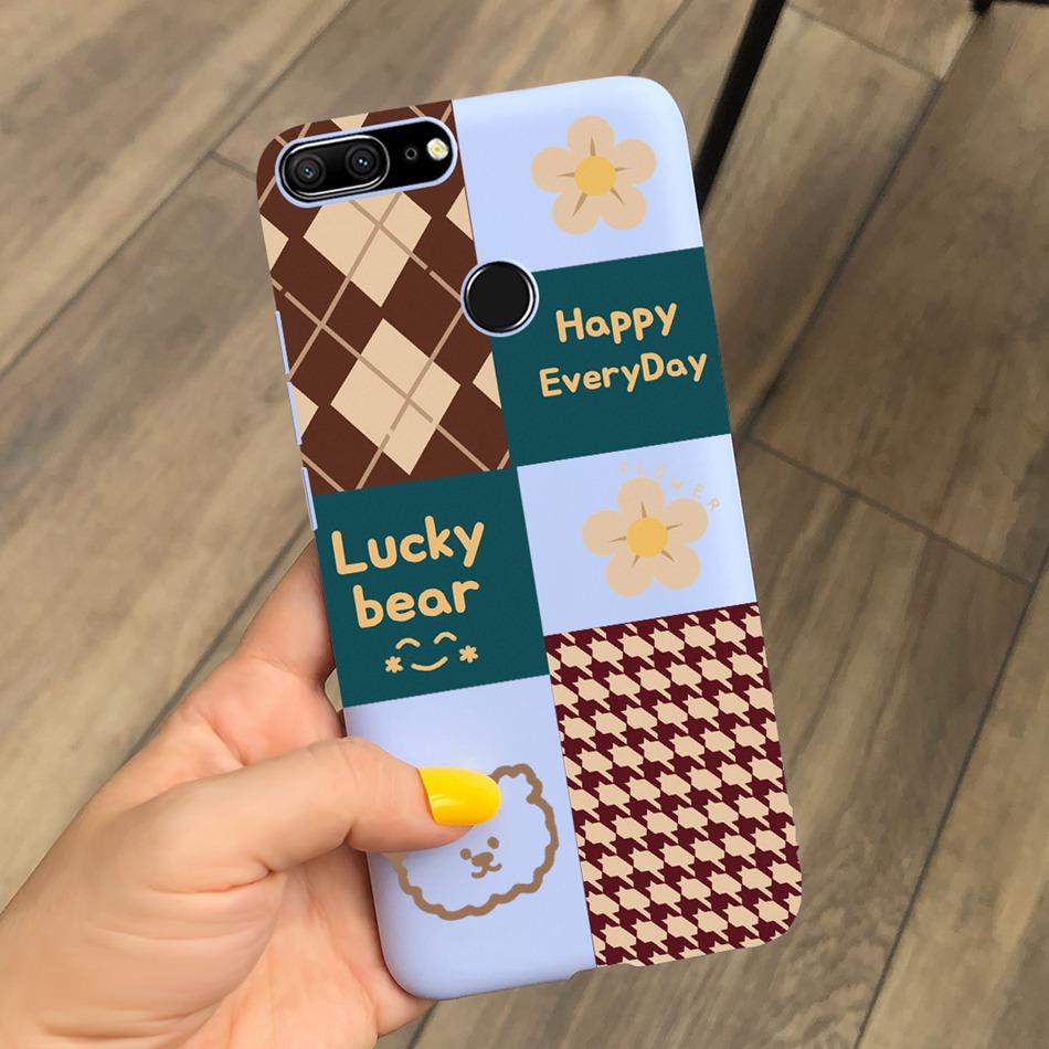 Cute Cartoon Phone Case For Honor 9 Lite LLD-L21 Candy Color Soft Silicone Back Cover For Honor 9 STF-L09 Funda Honor9 9Lite
