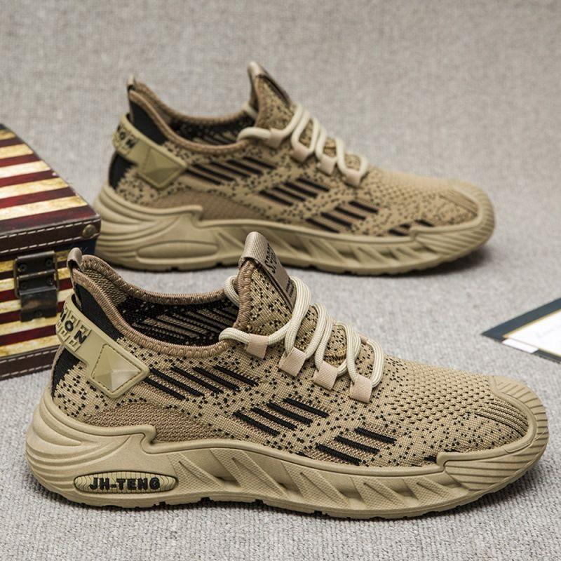 Men's shoes extra large size 2025 spring and summer new mesh breathable bag head men's sports versatile casual mesh trendy shoes