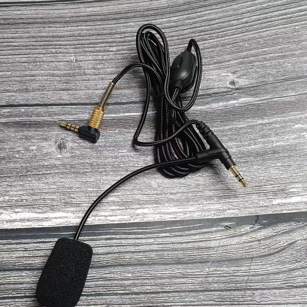 Replacement Boom Mic Braided Cable with Volumes&Mute Switching 3.5mm To 3.5mm Headset Cable for Sony 1000XM5 XM4 Headset