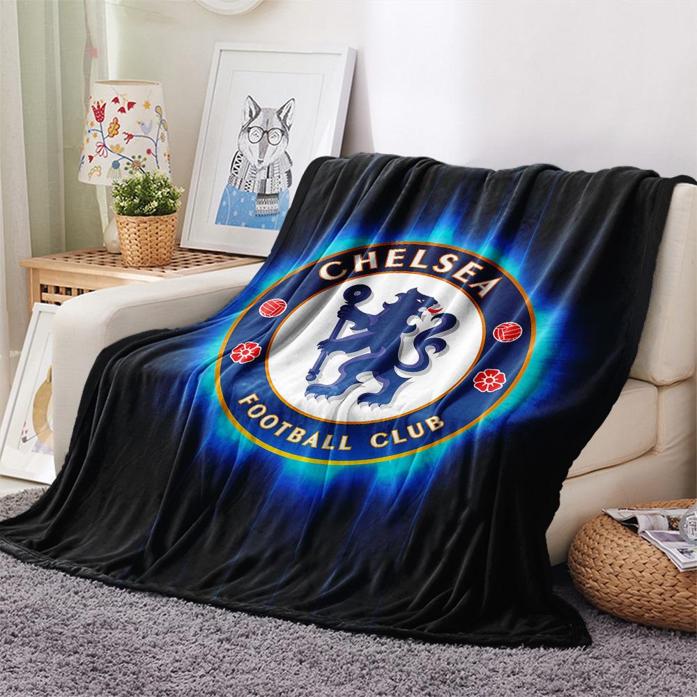 Chelsea FC Flanelldecke, Hohe Qualität, Bequem für alle Jahreszeiten, Heimdekoration, Wärme und Komfort