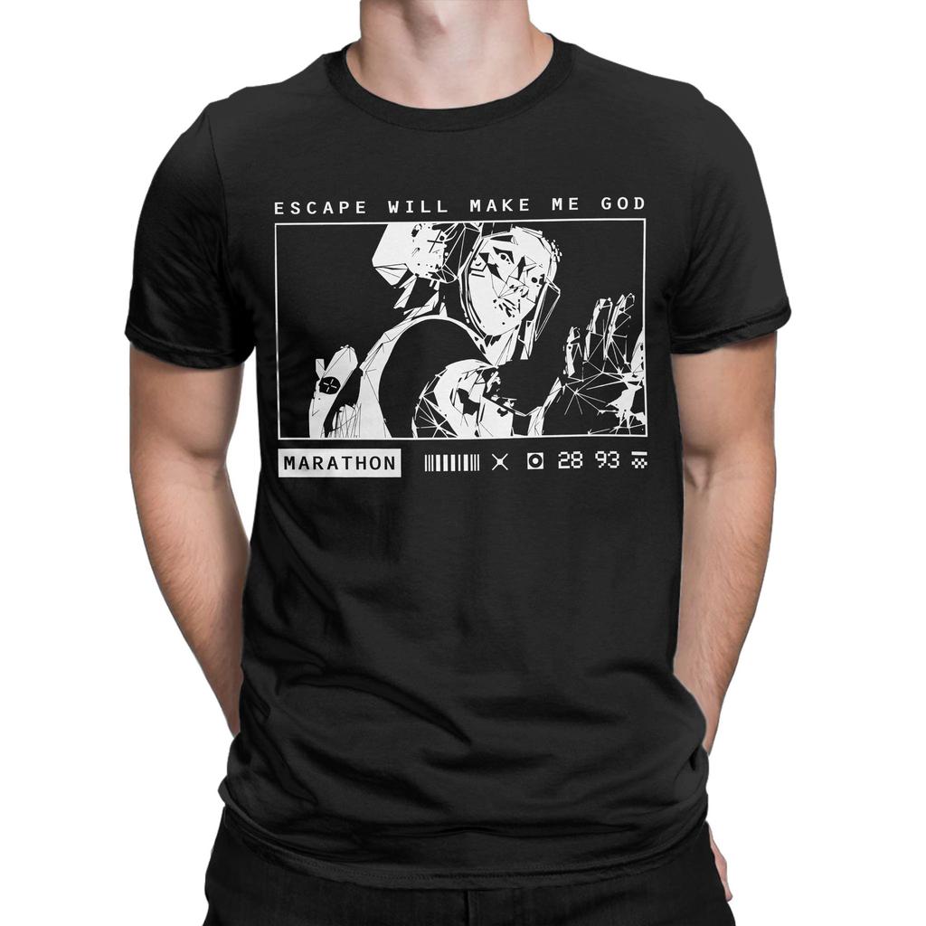 Game Marathon Printed T Shirts for Unisex Women 100 Cotton Tee Shirt Clothing
