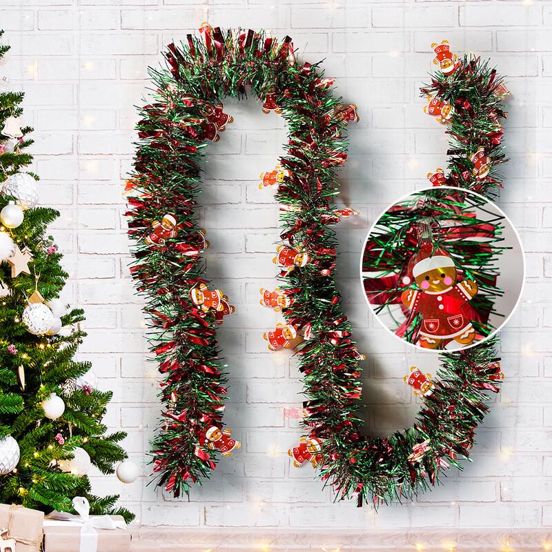 

4-Pack Christmas Tinsel Garland Strips