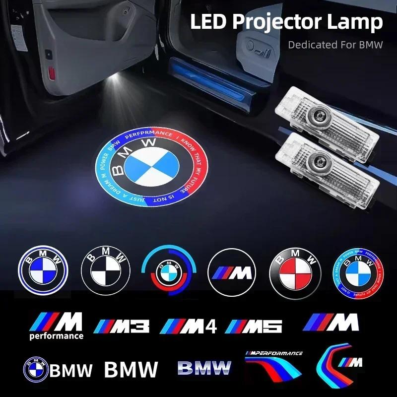 BAIM3 2025 Hot E60 E93 2025 For BMW M X3 X5 X6 2pcs Car Door Welcome LED Projector Laser Logo Door Light For BMW 50th Anniversary Edi