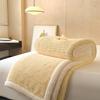 Soft Jacquard Lambswool Cotton Fleece Blanket for Autumn/Winter