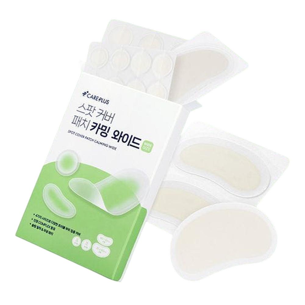 Care Plus Spot Cover Patch Calming Wide, 56pcs - Wide Acne Patch, Korean 56pcs